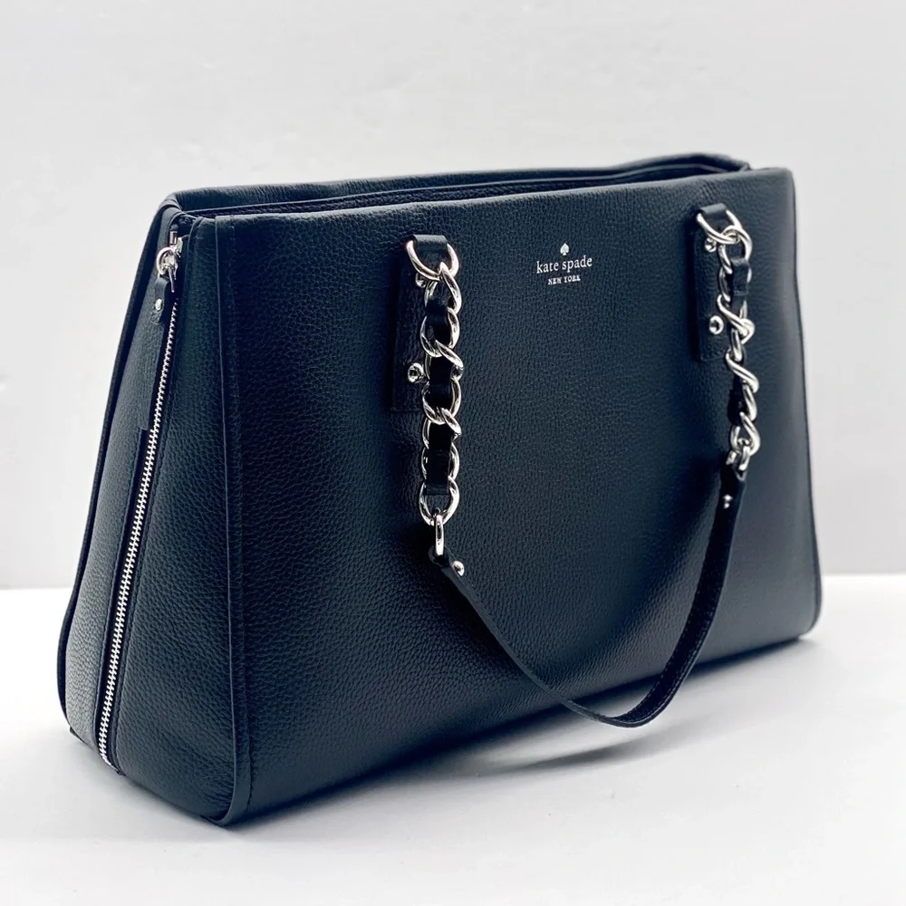 Kate Spade Andee Cobble Hill Handbag Satchel Shoulder Bag Chain Tote